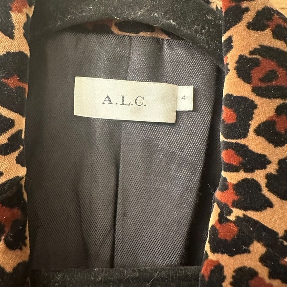 A.L.C. Marina Leopard Mercer Jacket Size 4 - Picture 6 of 8